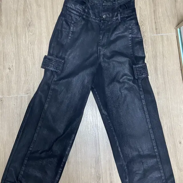 [S] 아워파스 066 saggy jeans 블랙 새기진