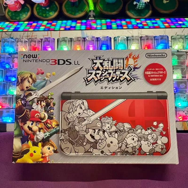 닌텐도 정품 대난투 new3dsll 한정판 ips