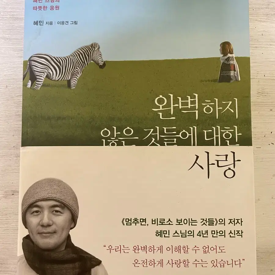 완벽하지 않은 것들에 대한 사랑 - 혜민