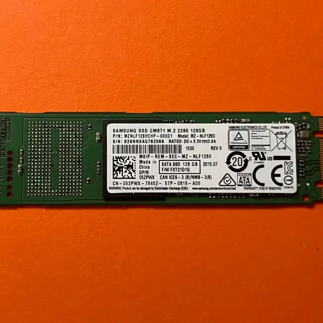 삼성 SSD 128GB