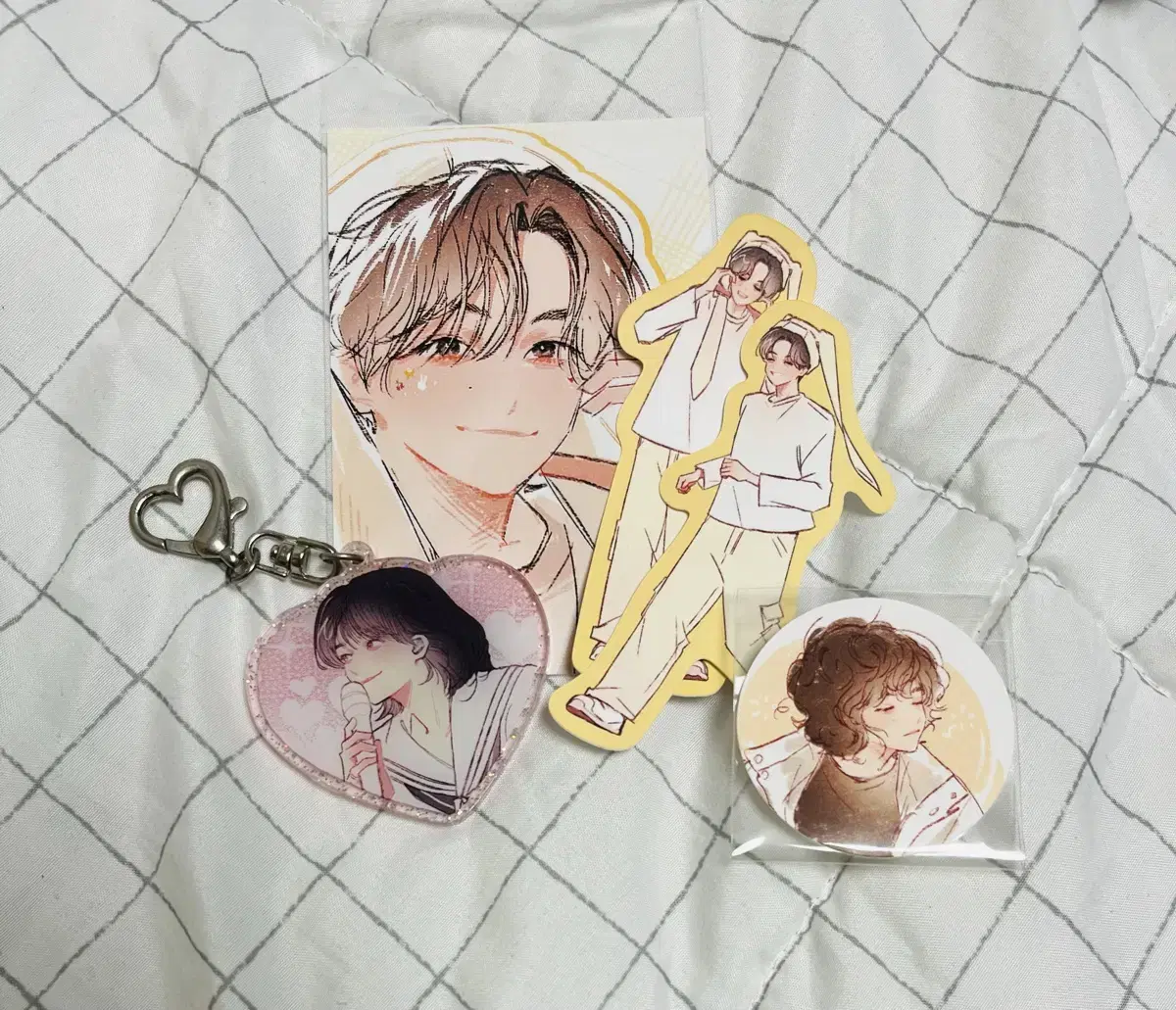 seventeen jeonghan moon keyring piece sticker