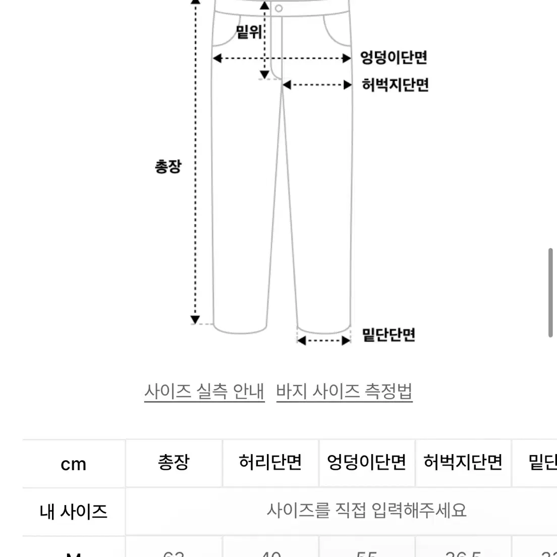 크리틱 반바지