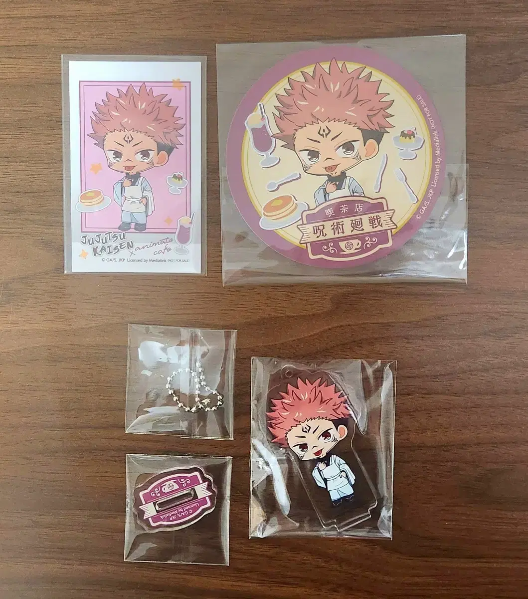 [Unsealed] Zuu Spinning Animate Collaboration Cafe Scuna Acrylic Stand Coaster Photocard