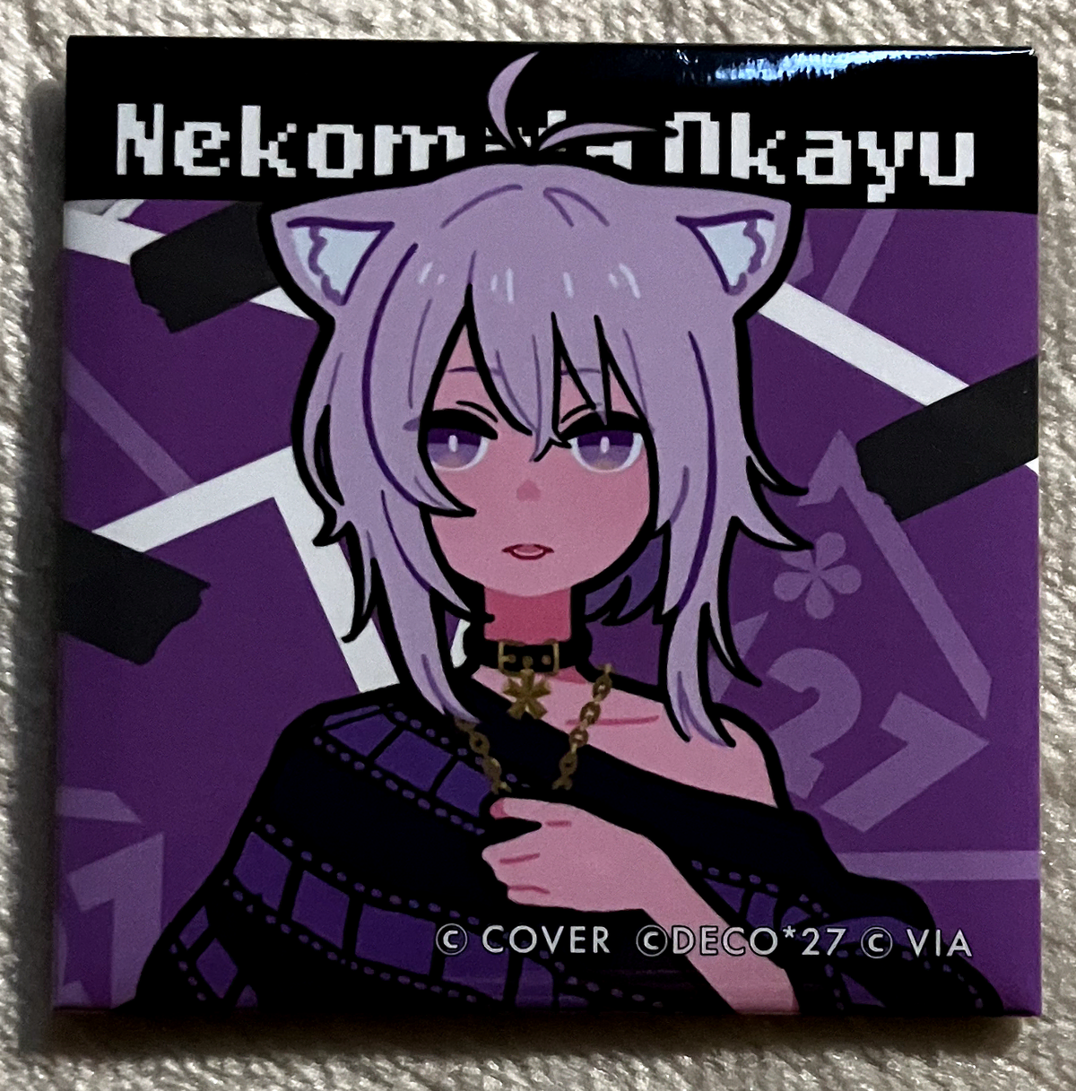 HOLO*27 Collaboration Nekomata Okaayu Can Badge