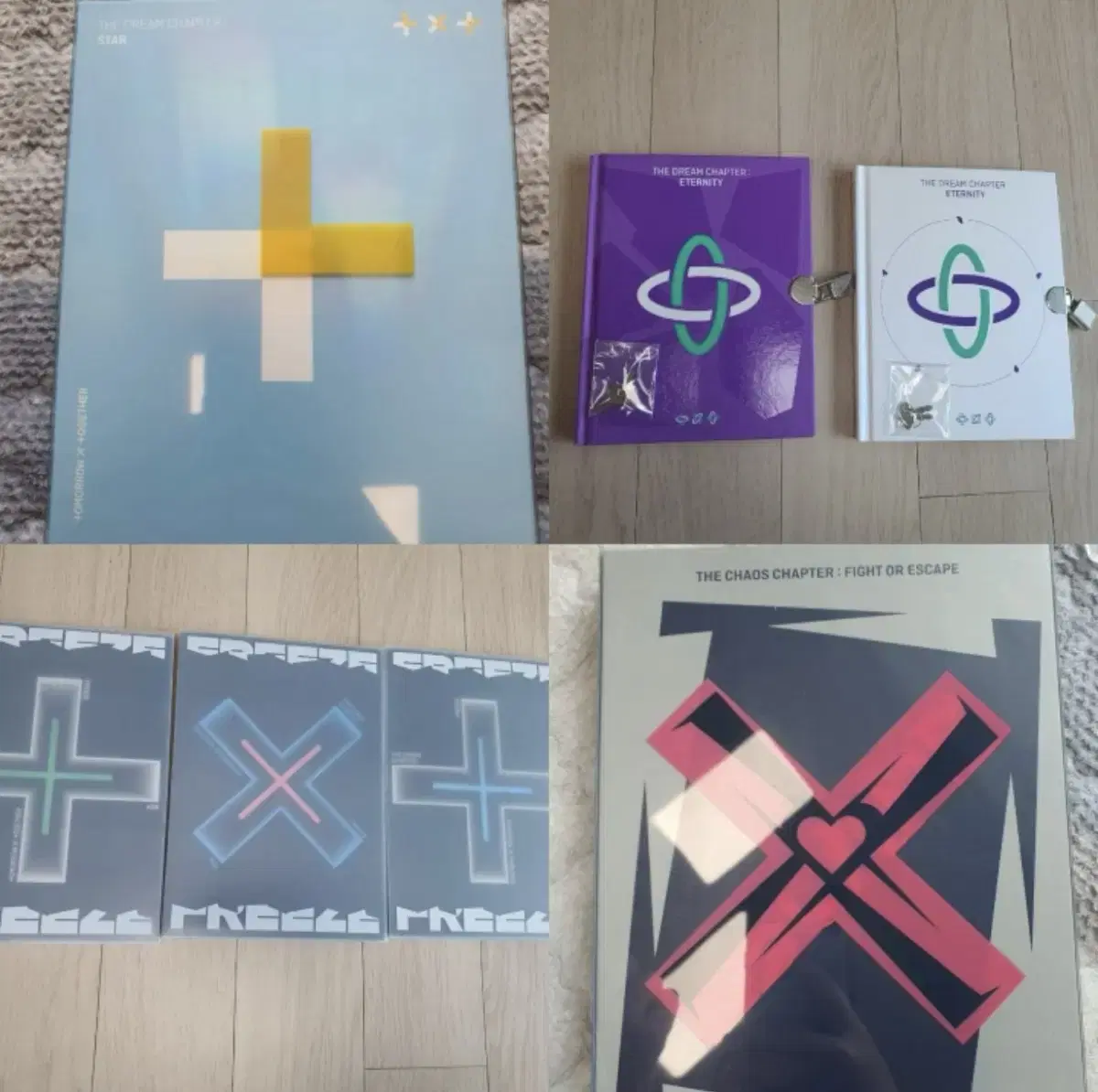 The whole txt album!! with all the components!!