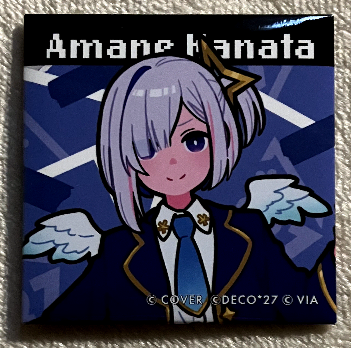 HOLO*27 Collaboration Amane Kanata Can Badge