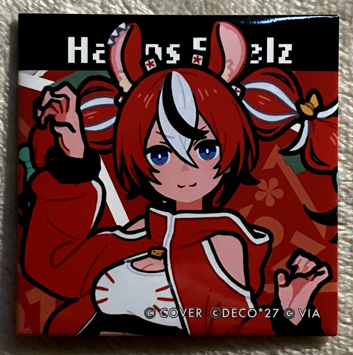 HOLO*27 Collaboration Hakos Belle's Can Badge