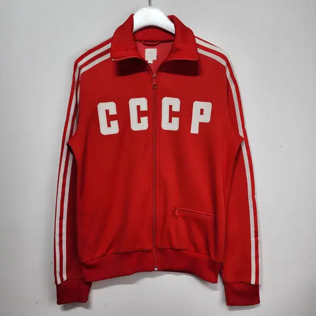 아디다스 ADIDAS CCCP 구소련 져지 트레이닝 트랙탑 자켓 레드S