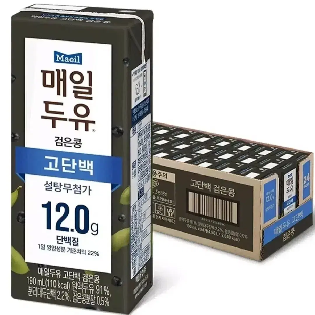 매일두유 검은콩 고단백 190ml 24개