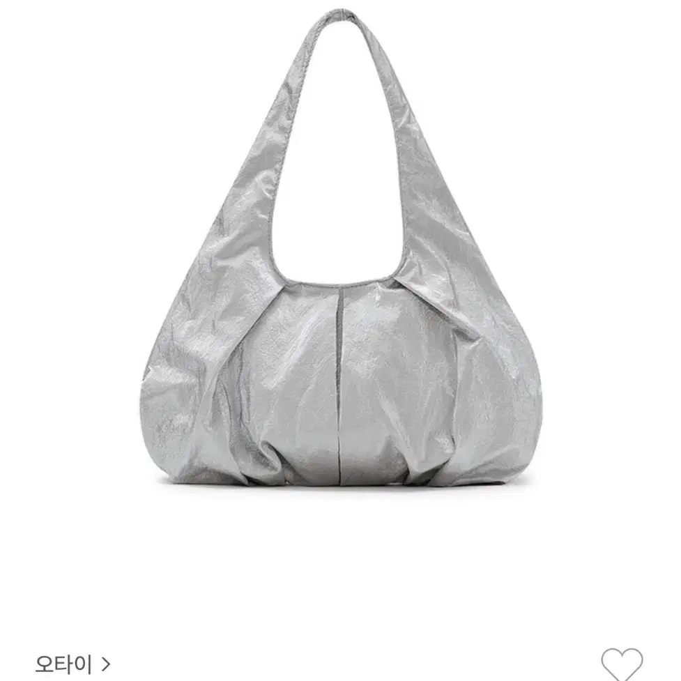 오타이 otie rustling glossy bag silver