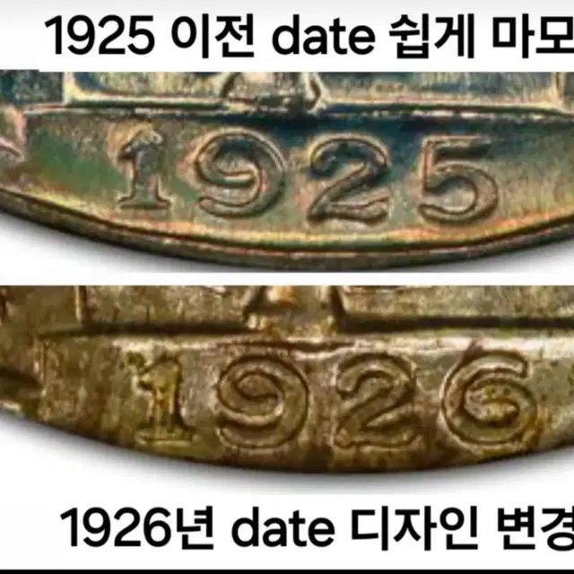 은화 도안변경 특년 동전 미국주화 스탠딩 리버티 쿼터달러 1926D