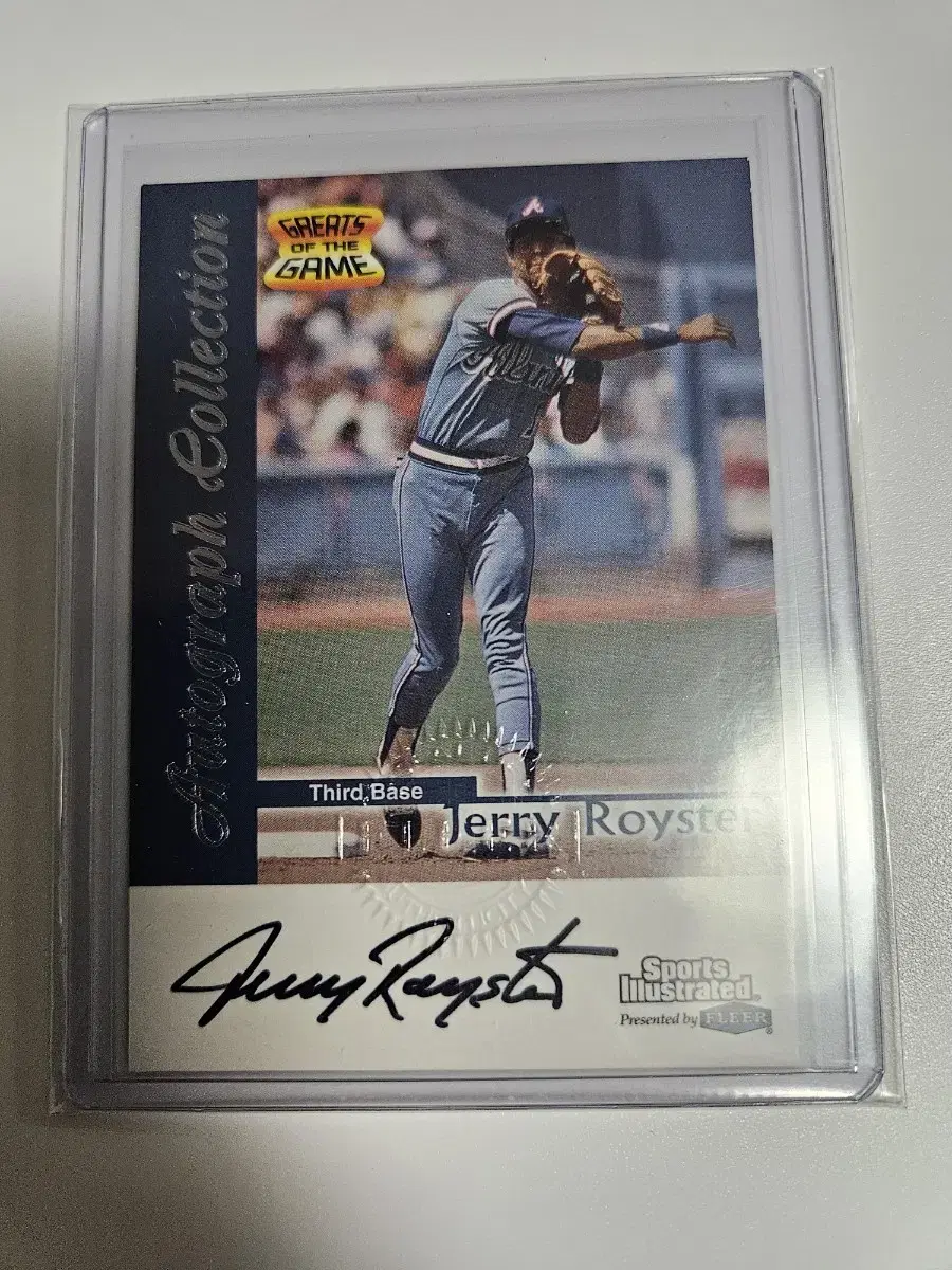 Jerry Royster (Lotte coach) 1999 Fleer Auto Kards