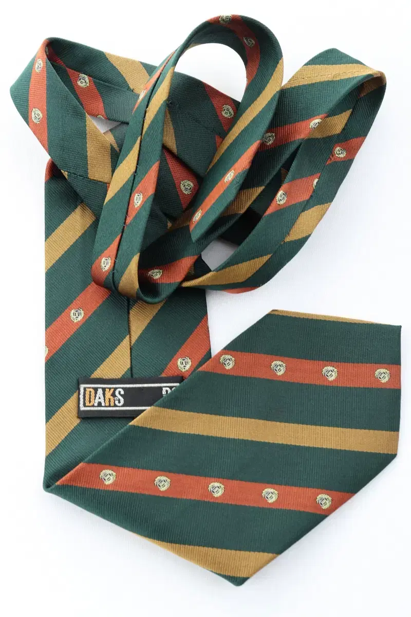 (9) Daks Silk Tie Slant Old School Limited Edition - 233A