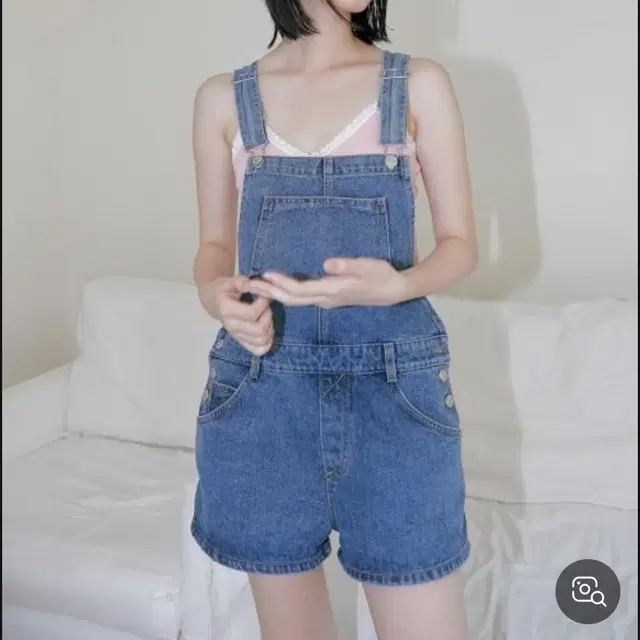 [헤더먼트]Monica's denim overoll 오버롤