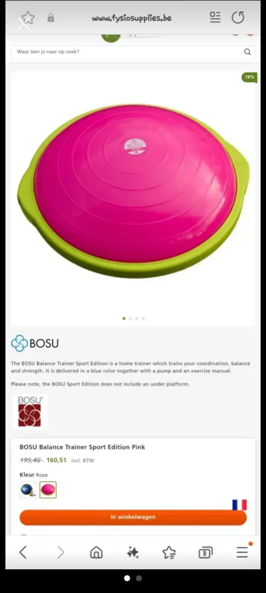 Bosu balance Trainer 55cm