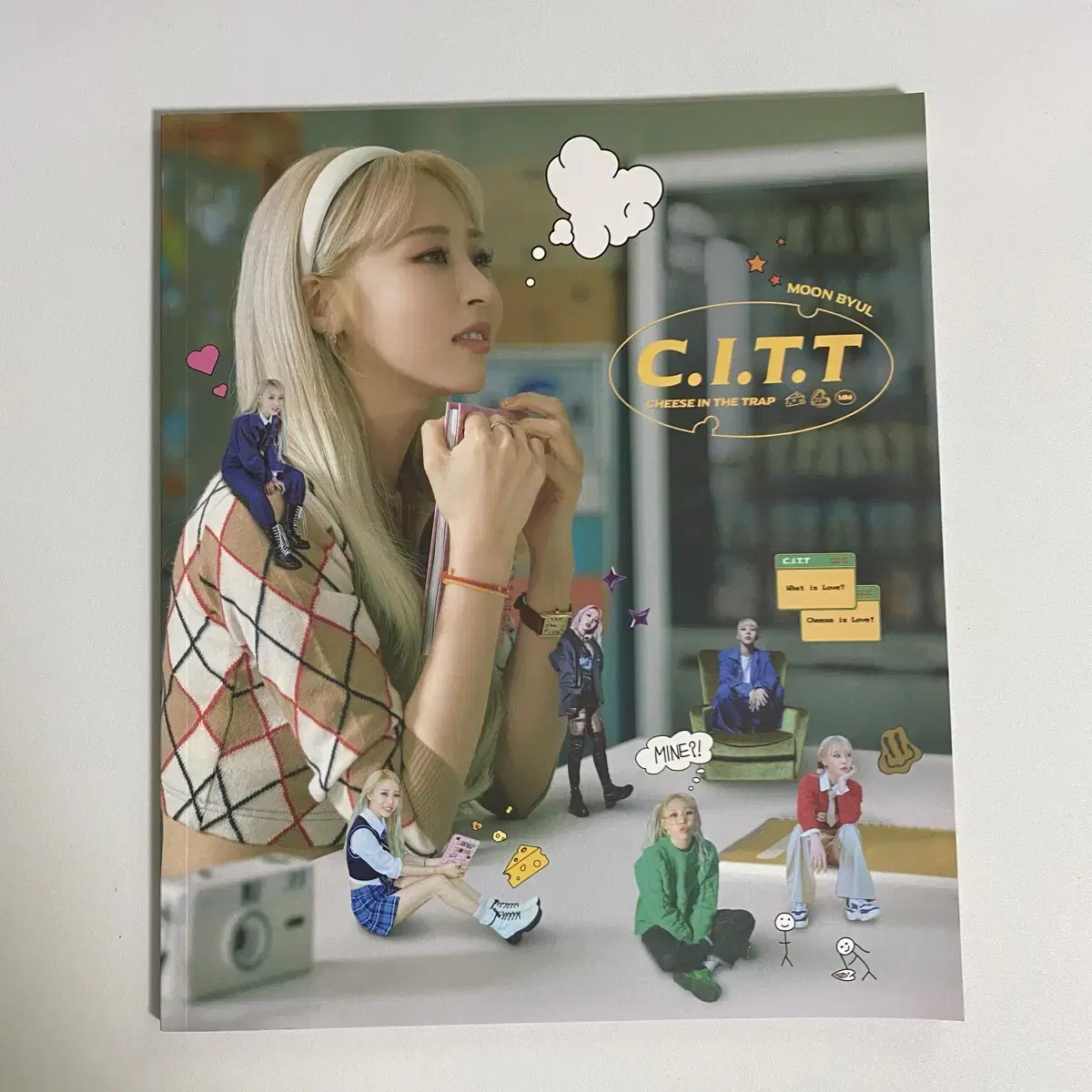 Mamamoo moonbyul Chint Citt photobook Sticker