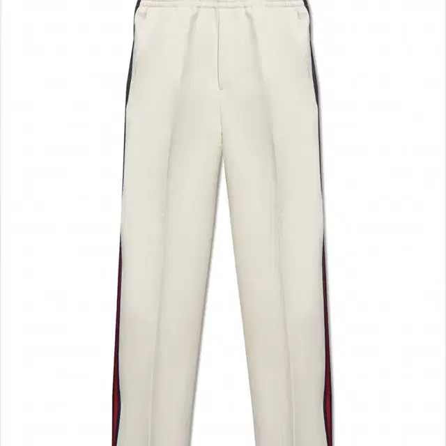 Gucci cream Side-stripe trousers