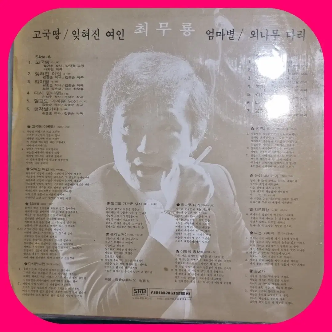 최무룡 LP NM-/NM