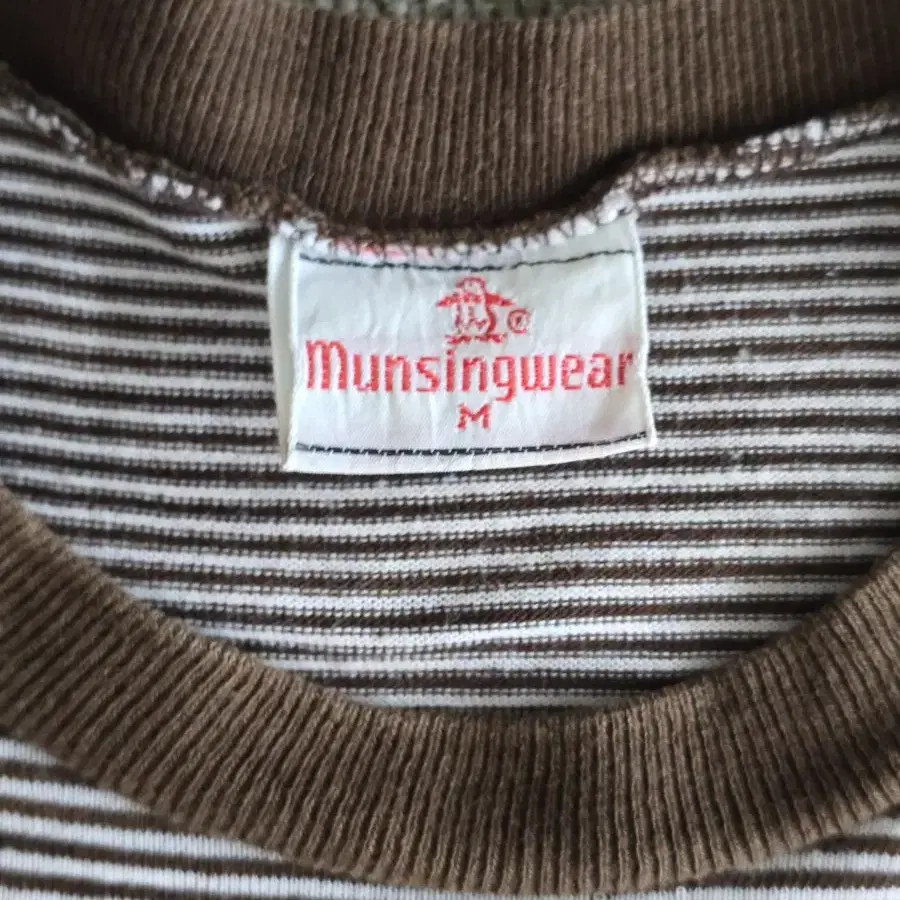 Munsingwear 먼싱웨어 빈티지 보더티셔츠 M 아메카지