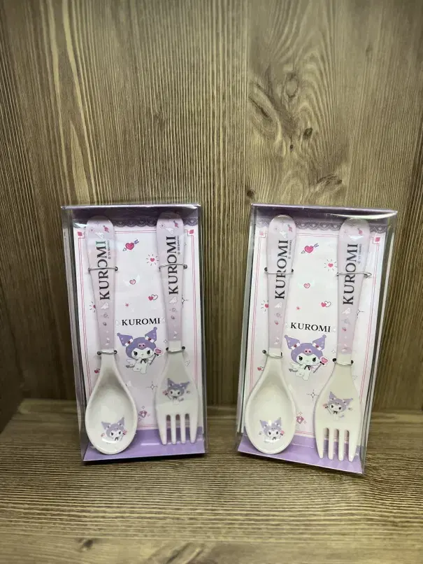 Sanrio Kuromi Cutlery Fork Set New (Porcelain)