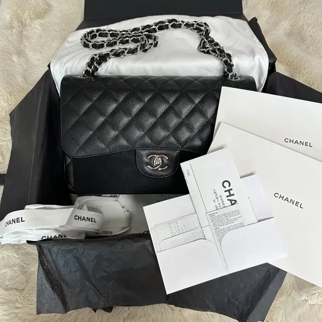 (최종급처)샤넬 CHANEL 클래식 라지 캐비어