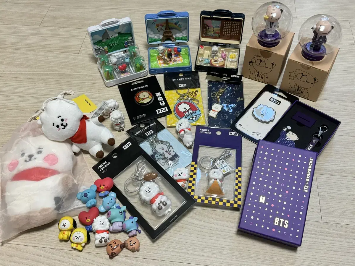 BT21 RJ keyring and Figures