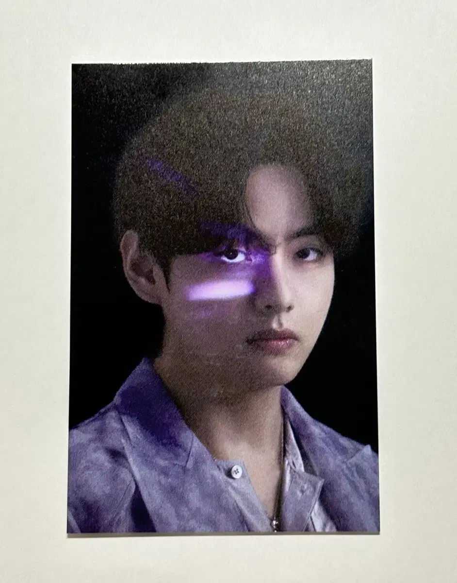 BTS v Taehyung Proof Proof mnet broadcast Photocard