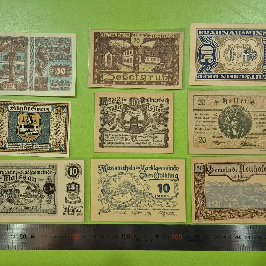 1920~30년대 NOTGELD 9종 -1-