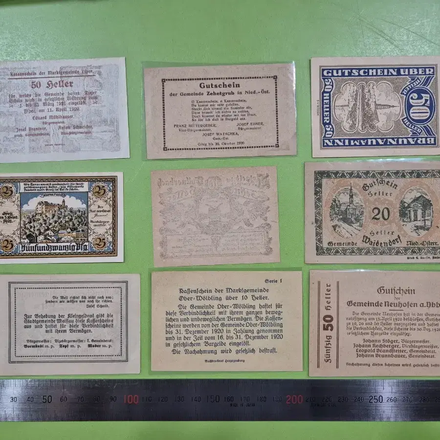 1920~30년대 NOTGELD 9종 -1-