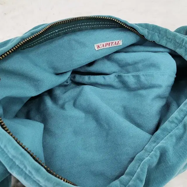 카피탈 KAPITAL Snufkin Lace Turquoise Bag