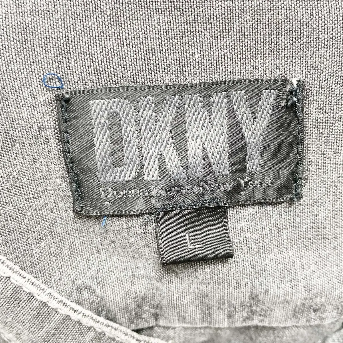 DKNY 남성면긴팔남방 그레이 100 진스센스