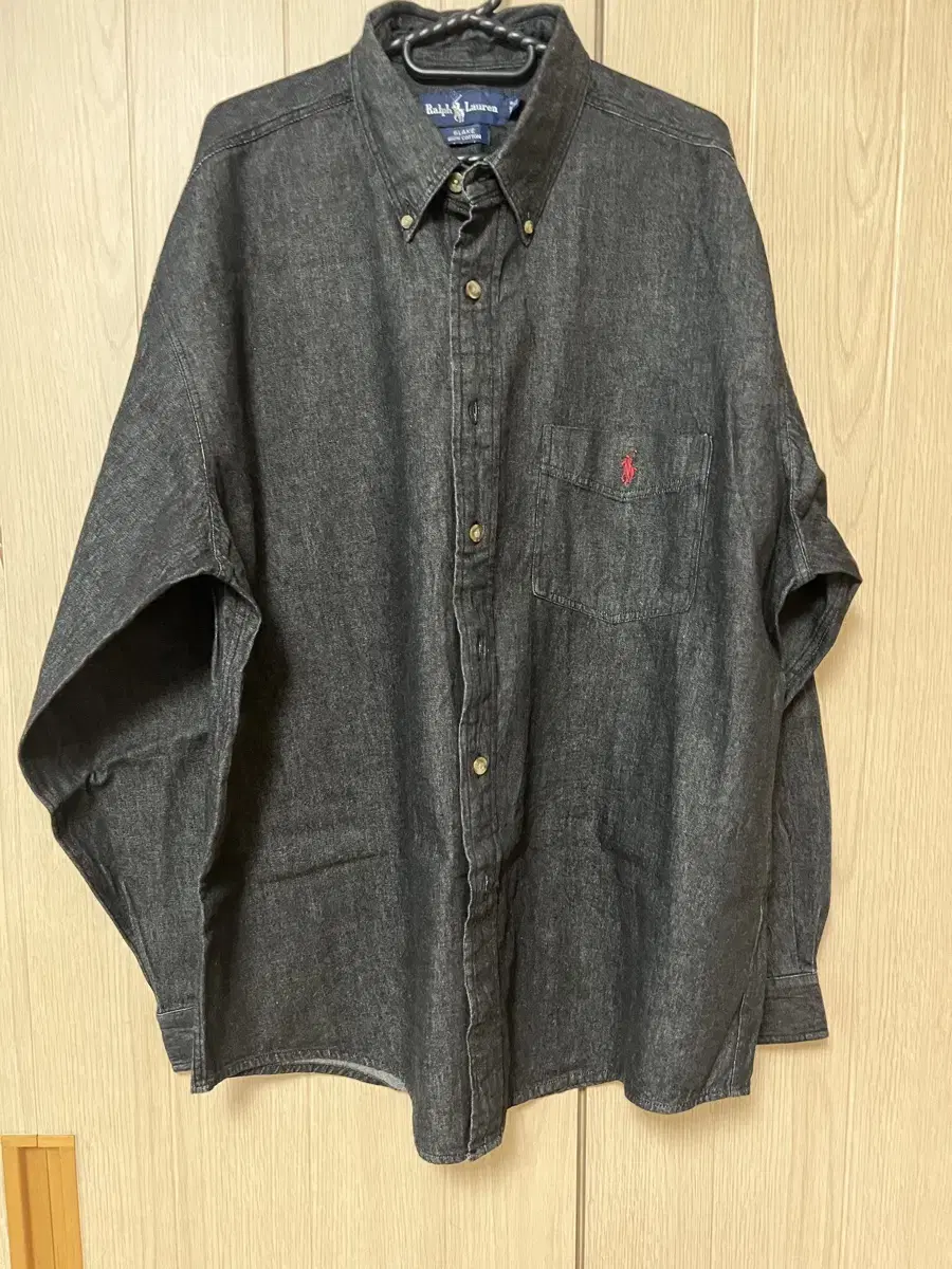 Polo Black and Blue Denim Shirt