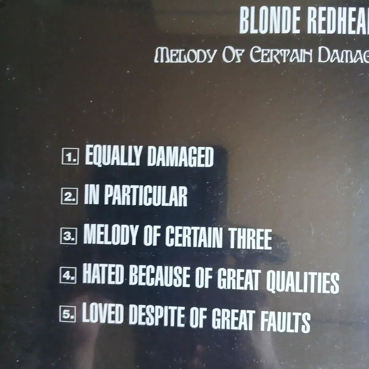 Lp중고 미개봉 BLONDE REDHEAD 음반 판매합니다.