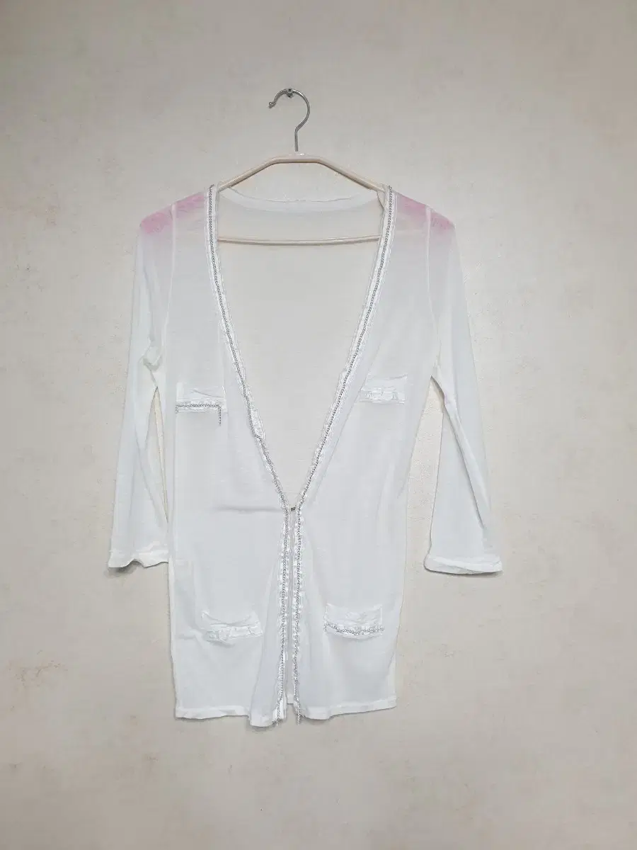 yeoreum, a domestically-made see-through cardigan 55 S