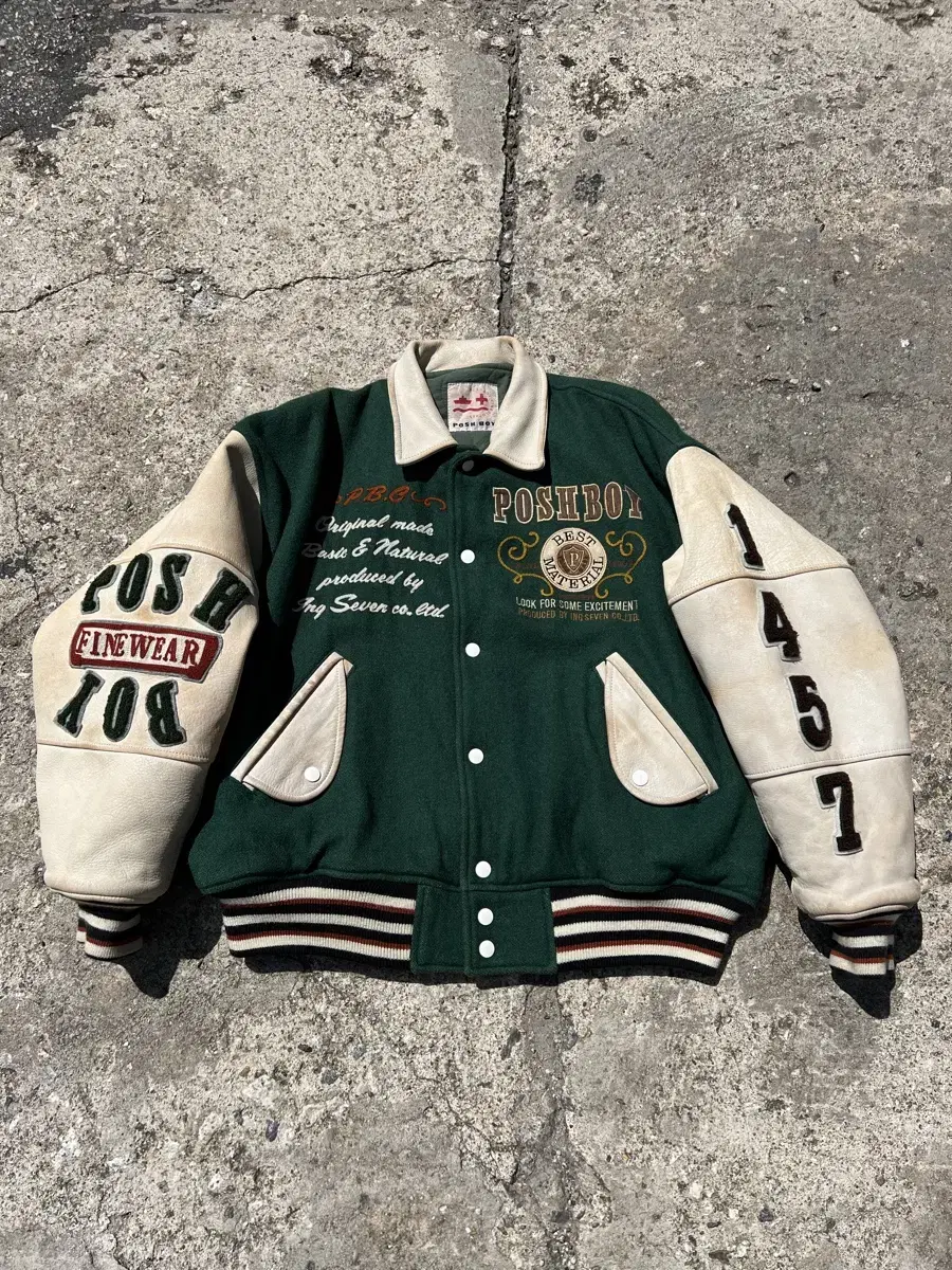 1980s POSHBOY JAPANESE Vintage Varsity Jacket