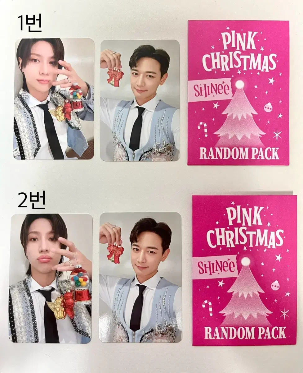 Shinee taemin minho [Christmas 2023 Random Photocard]