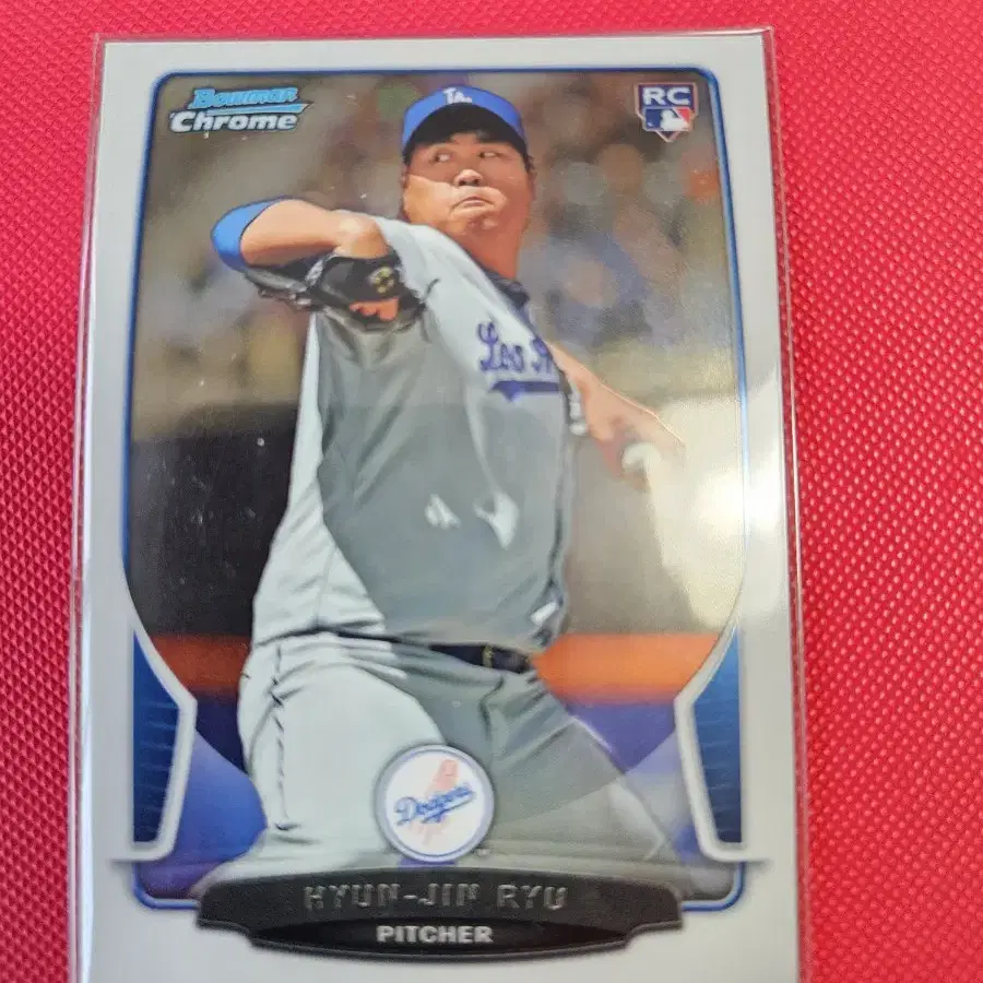 류현진 2013 Bowman Chrome RC 카드