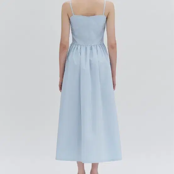 르누이 Lily shirring dress (Light blue)