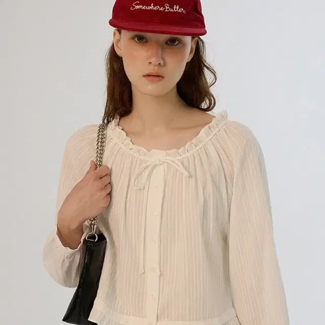 썸웨어버터 Vintage Corduroy Letter Ball Cap