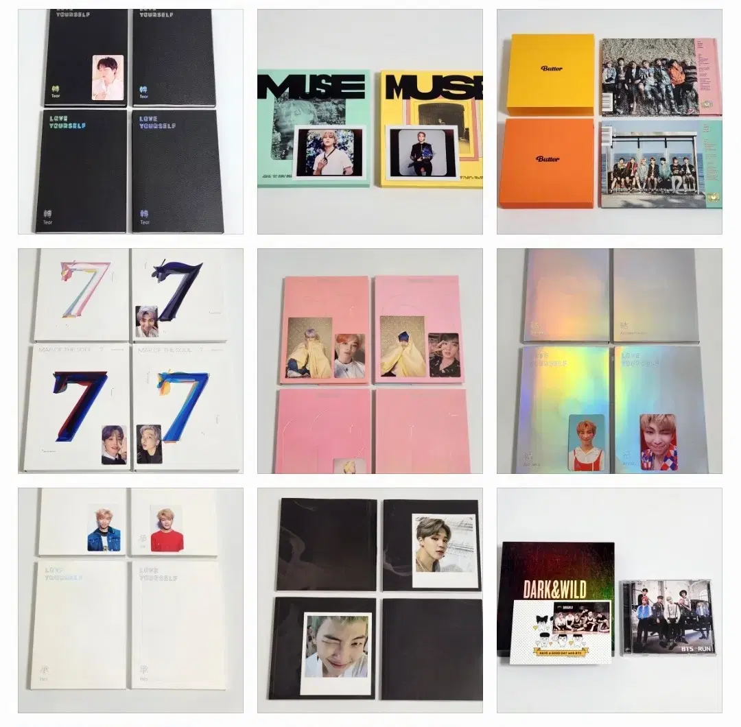 bts 방탄 앨범 풀셋 32p full set albums