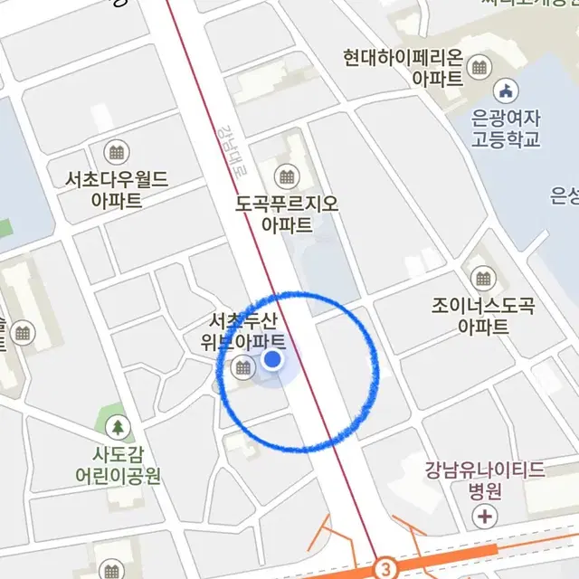 양재-강남 뱅뱅사거리 월 주차권