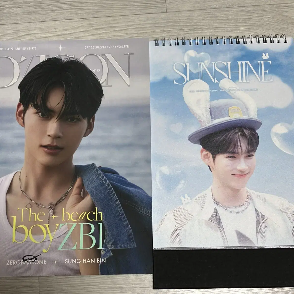 zb1 sung hanbin diicon calendar pictorial wts