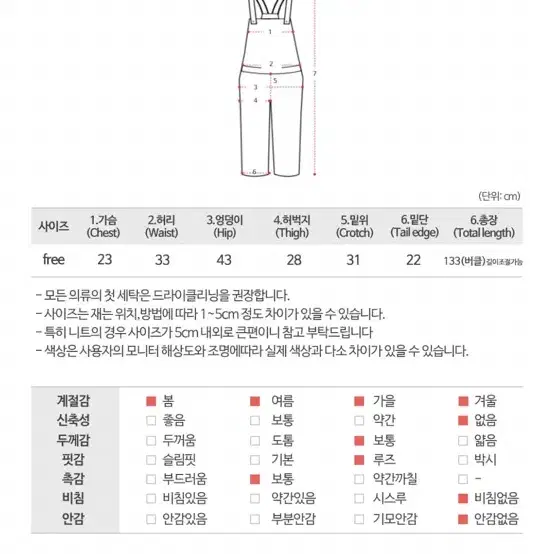 스프링 오버롤 데님 팬츠 딥블루 멜빵 바지