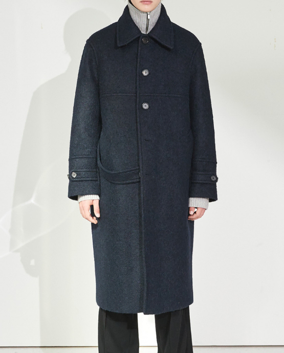 Alene Alpaca Maccoat Navy 1 size