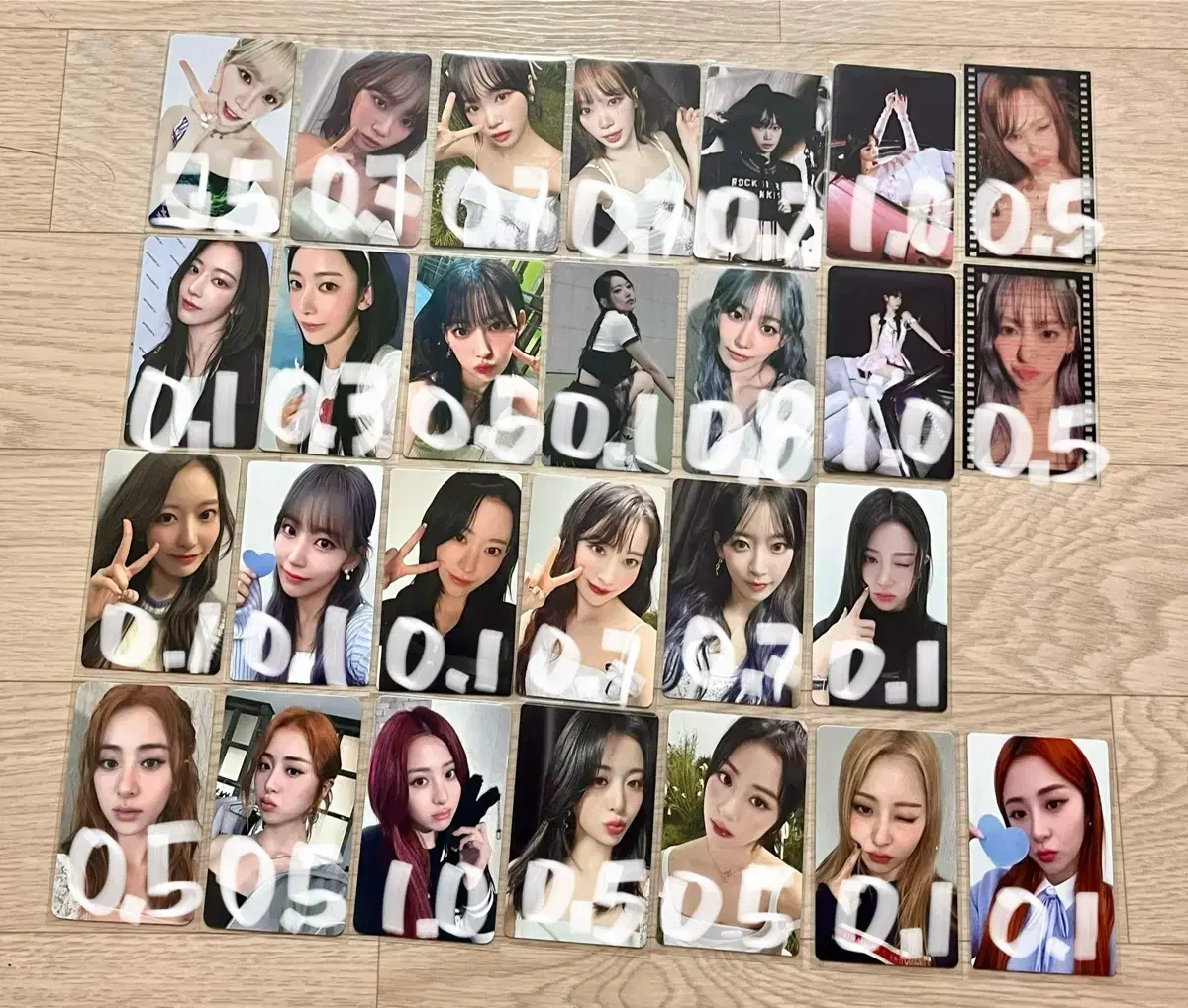 Le Sserafim photocard wts e.ji Fanmi Japan ld preorder buncheol chaewon Kura yunjin Eunchae