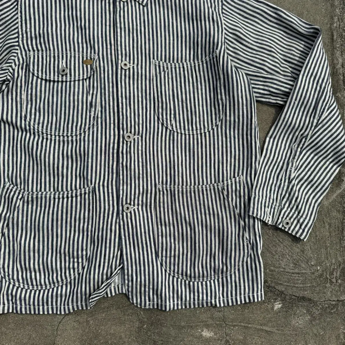 [L] Stevenson Overall 스티븐슨오버롤 린넨 히코리 자켓