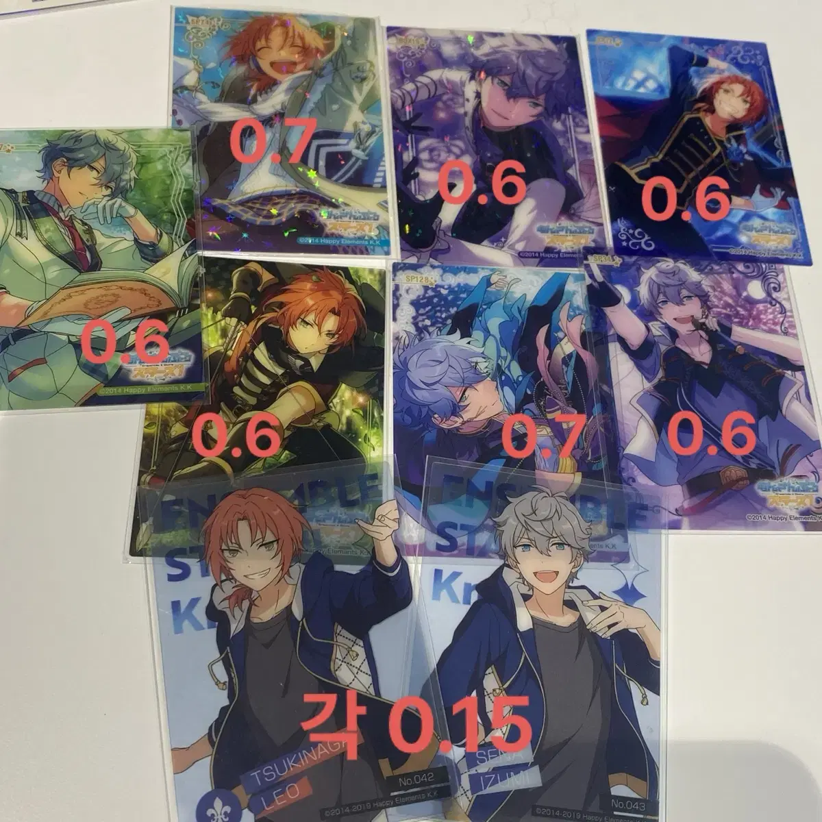 Angsta Tsukinaga Leosena Izumi Rare Clika Goods wts sells