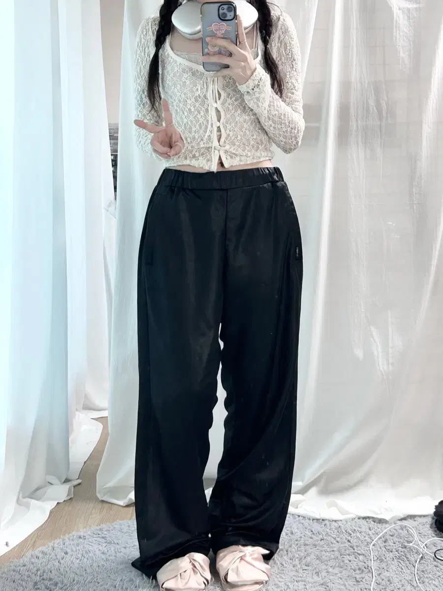 adidas JAPAN Black Glitter Track Pants