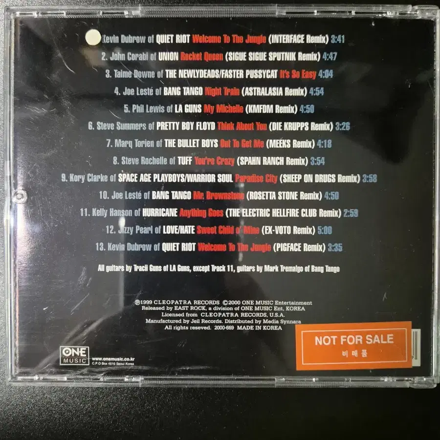 Tribute To Guns N'Roses CD