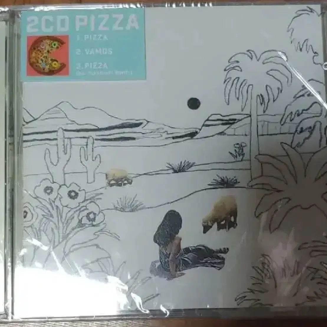 [미개봉 ]우효 cd 성난 도시로부터 멀리 PIZZA 꿀차 한정반